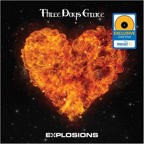 Three Days Grace - Explosions Walmart, Gold Colored Vinyl, LP