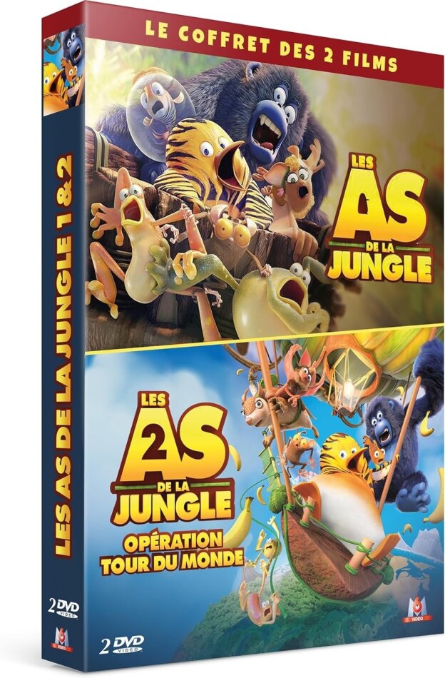 Les As de la Jungle (2017) / Les As de la Jungle 2: Opération tour du monde (2023) 2 DVD