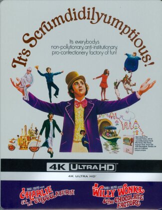 Willy Wonka & the Chocolate Factory / Charlie et la chocolaterie (1971) (Edizione Limitata, Steelbook, 4K Ultra HD + Blu-ray)