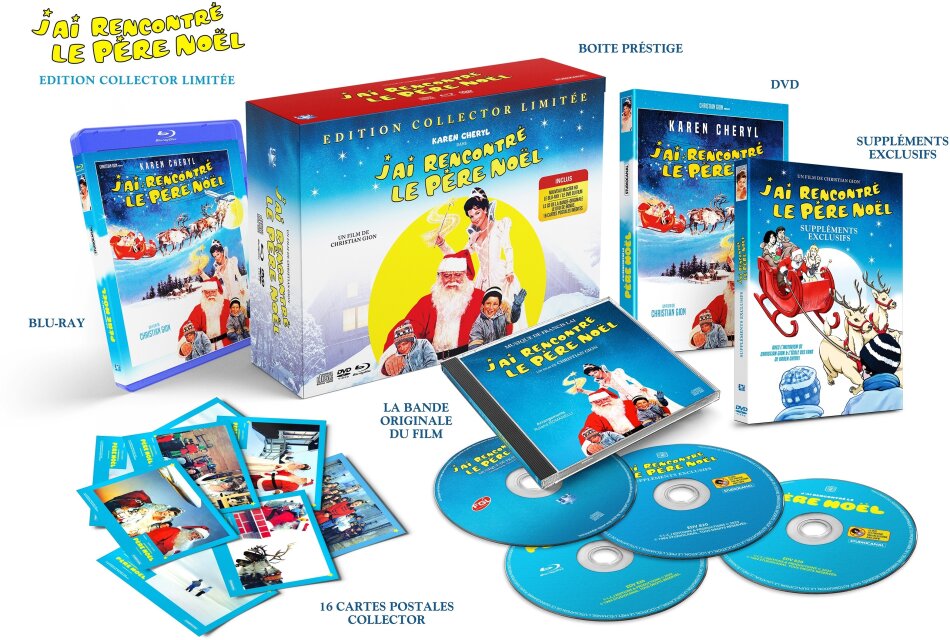 J'ai rencontré le père Noël (1984) Édition Collector Limitée, Blu-ray + DVD + CD