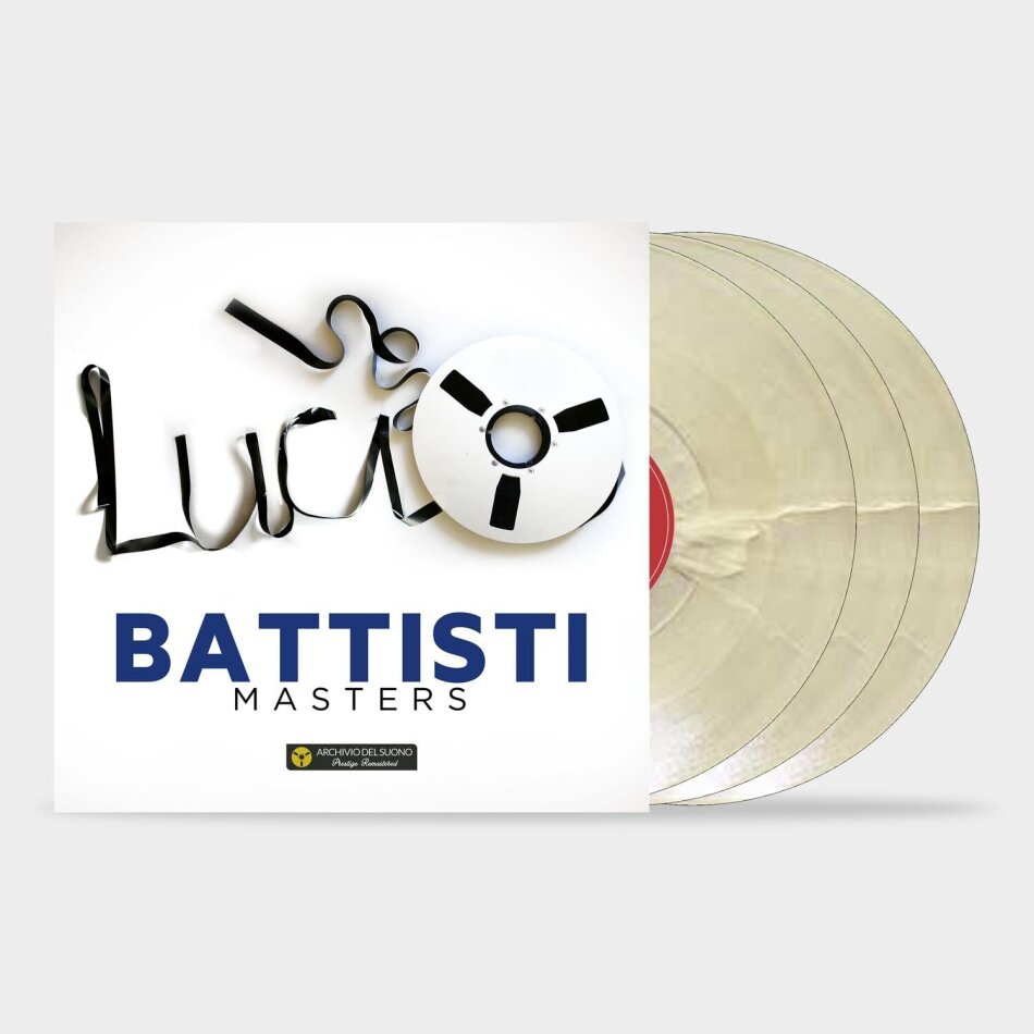 Battisti Lucio - Masters 2023 Reissue, White/Clear Vinyl, 3 LPs