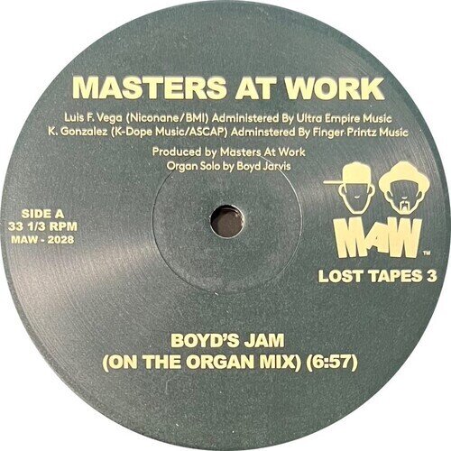 Masters At Work - Boyd's Jam 12" Maxi
