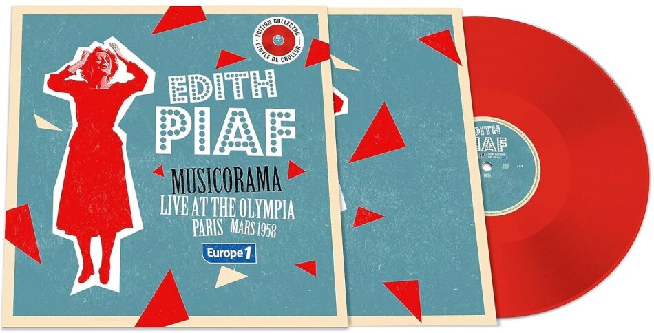 Edith Piaf - Concert Musicorama A L'olympia Red Vinyl, LP