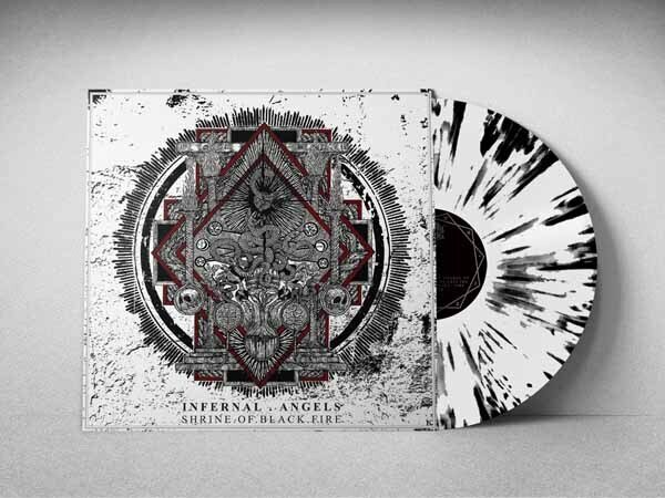 Infernal Angels - Shrine Of Black Fire Limited Edition, Black White Vinyl, LP