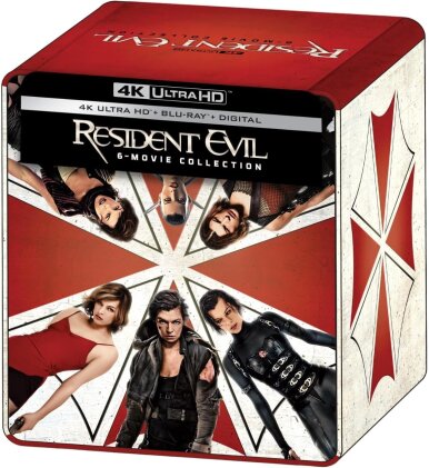 Resident Evil 1-6 - 6-Movie Collection (Edizione Limitata, Steelbook, 6 4K Ultra HDs + 6 Blu-ray)