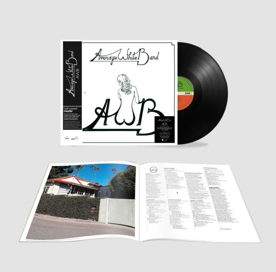 Average White Band - Awb (White Album) Demon Records, Black Vinyl, Half Speed Mastering, 2024 Reissue, LP