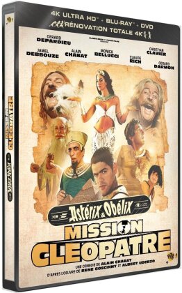 Astérix & Obélix - Mission Cléopâtre (2002) (Édition Limitée, Steelbook, 4K Ultra HD + Blu-ray + 2 DVD)