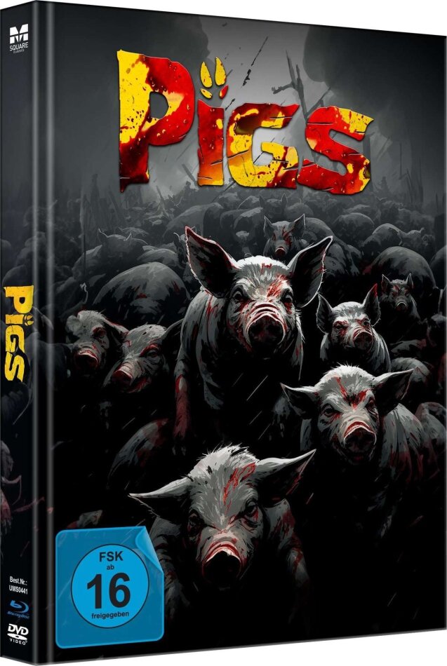 PIGS (1972) Édition Limitée, Mediabook, Uncut, Blu-ray + DVD