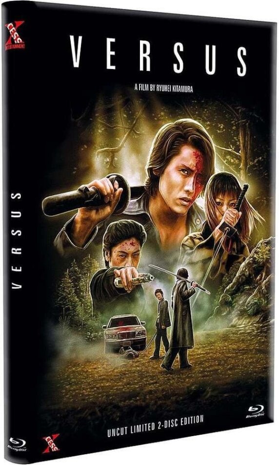 Versus (2000) Cover A, Limited Edition, Uncut, 2 Blu-rays