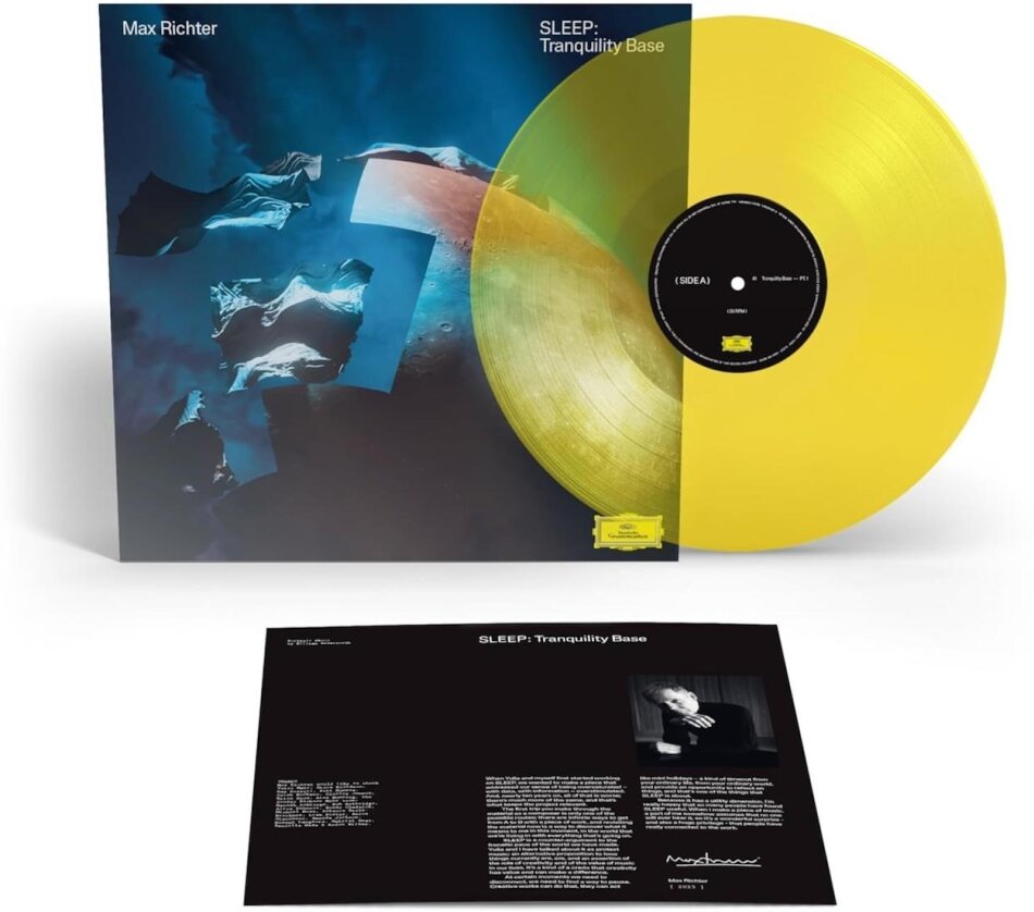Max Richter - Sleep: Tranquility Base Limited Edition, Yellow/Clear Vinyl, LP