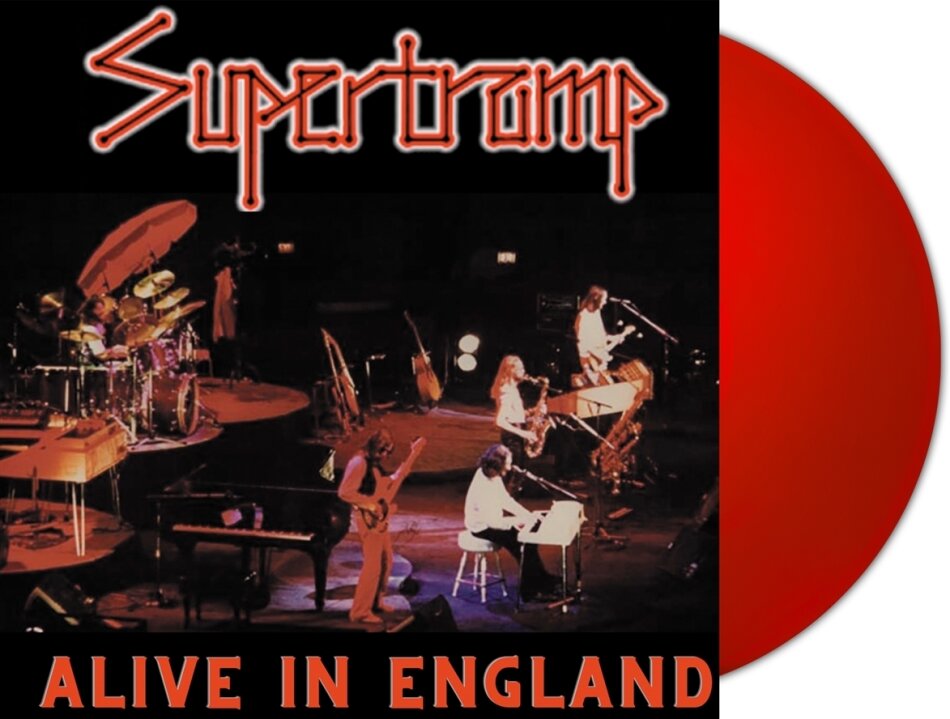 Supertramp - Alive In England 2023 Reissue, Renaissance, Limited Edition, Red Vinyl, 2 LPs