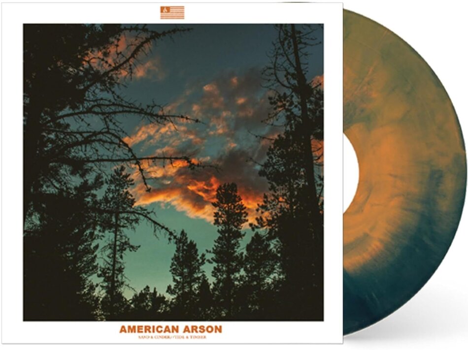 American Arson - Sand & Cinder, Tide & Timber Limited Edition, Orange/Blue Vinyl, LP