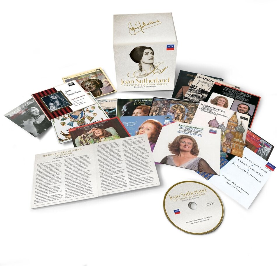 Dame Joan Sutherland - Oratorios & Recitals Limited Edition, 37 CDs