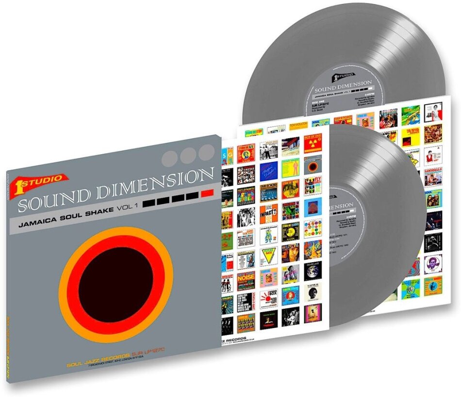 Sound Dimension - Jamaica Soul Shake Vol.1 Silver Vinyl, 2 LPs