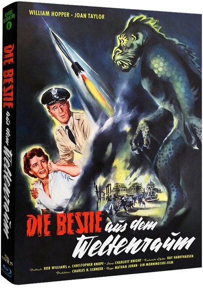 Die Bestie aus dem Weltenraum (1957) Cover A, Phantastische Filmklassiker, Die 50er, s/w, Mediabook