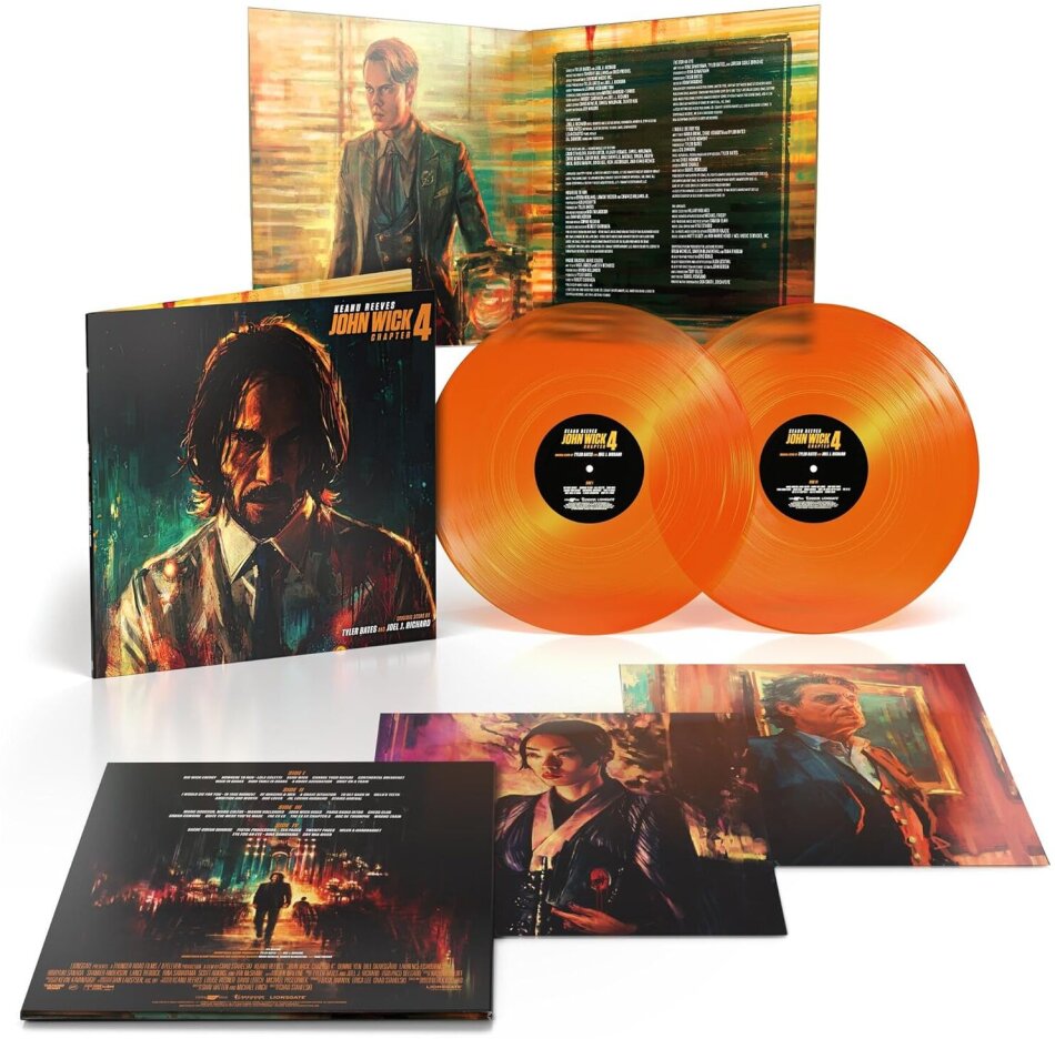 Tyler Bates & Joel J. Richard - John Wick Chapter 4 - OST Transparent Orange Vinyl, LP