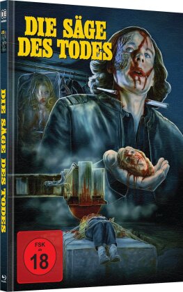 Die Säge des Todes (1981) (Cover F, Wattiert, Limited Edition, Mediabook, Blu-ray + DVD)