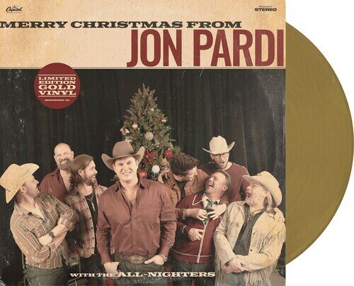 Jon Pardi - Merry Christmas From Jon Pardi Limited Edition, Gold Colored Vinyl, LP