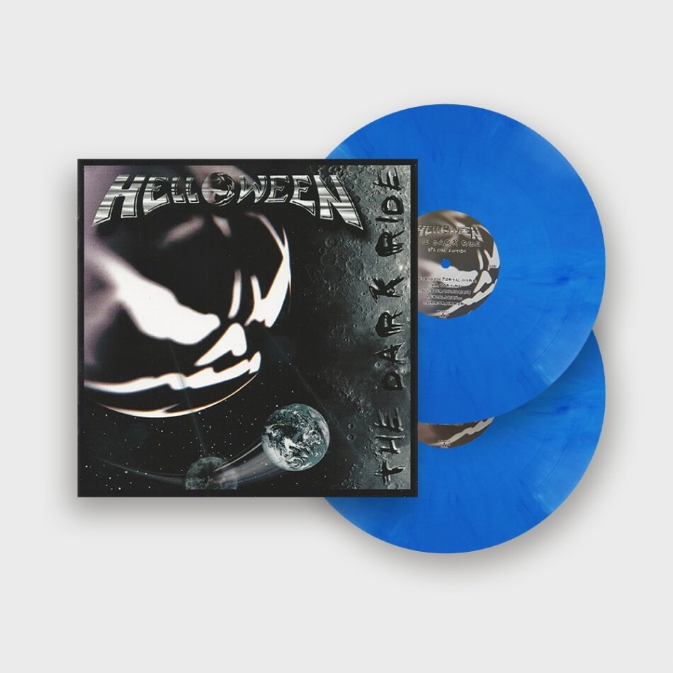 Helloween - The Dark Ride 2023 Reissue, Atomic Fire Records, Blue/White Marbled Vinyl, 2 LPs
