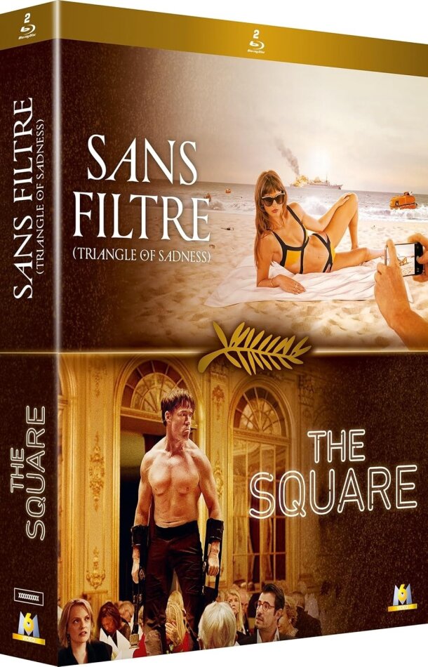 Sans filtre - (Triangle of Sadness) / The Square 2 Blu-rays