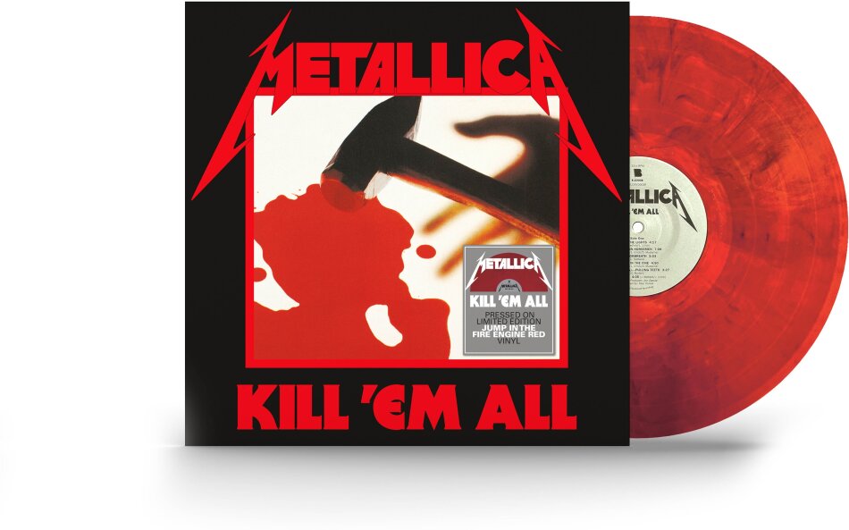Metallica - Kill 'Em All 2023 Reissue, 2016 Remaster, Red Blue Vinyl, LP