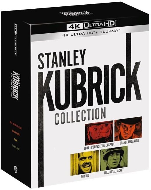 Stanley Kubrick Collection - 2001: L'odyssée de l'espace / Orange mécanique / Shining / Full Metal Jacket 4 4K Ultra HDs + 4 Blu-ray