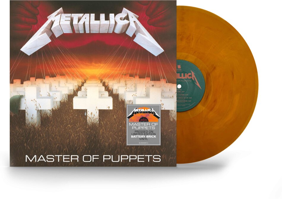 Metallica - Master Of Puppets 2024 Reissue, 2016 Remaster, Orange Purple Vinyl, LP