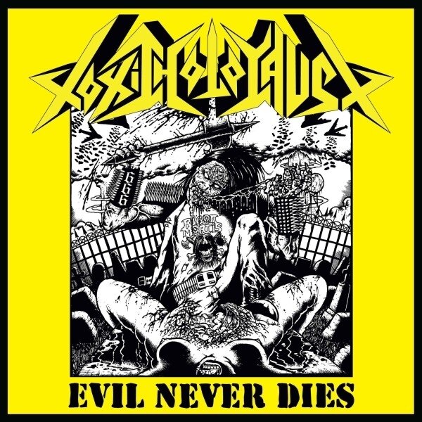 Toxic Holocaust - Evil Never Dies 2023 Reissue, Yellow/Black/White Vinyl, LP