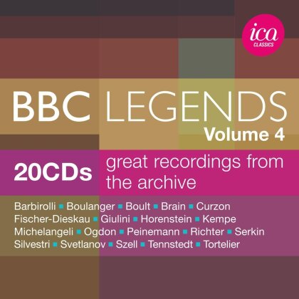 Ludwig van Beethoven (1770-1827), Alban Berg (1885-1935), Hector Berlioz (1803-1869), Johannes Brahms (1833-1897), &hellip; - BBC Legends Vol.4 (20 CDs)
