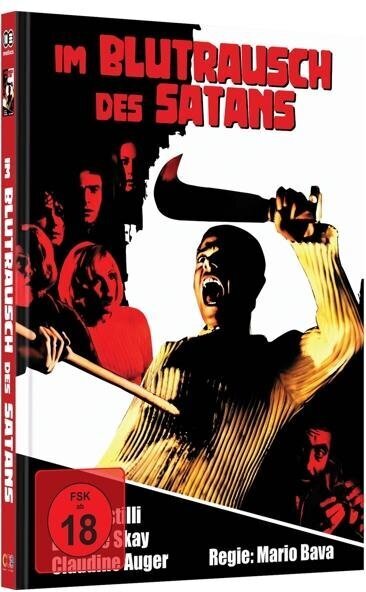 Im Blutrausch des Satans (1971) Cover J, Édition Limitée, Mediabook, Uncut, Blu-ray + DVD