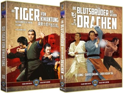 Die Tiger von Kwantung (1980) / Die Blutsbrüder des gelben Drachen (1973) (Shaw Brothers Collector's Edition, Bundle, Limited Edition, Uncut, 2 Blu-rays + DVD)