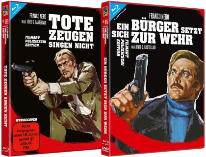 Tote Zeugen singen nicht (1973) / Ein Bürger setzt sich zur Wehr (1974) (Polizieschi Bundle, Limited Edition, Uncut, 2 Blu-rays + DVD)