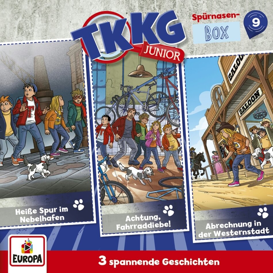 TKKG Junior - Spürnasen-Box 9 (Folgen 25,26,27) 3 CD