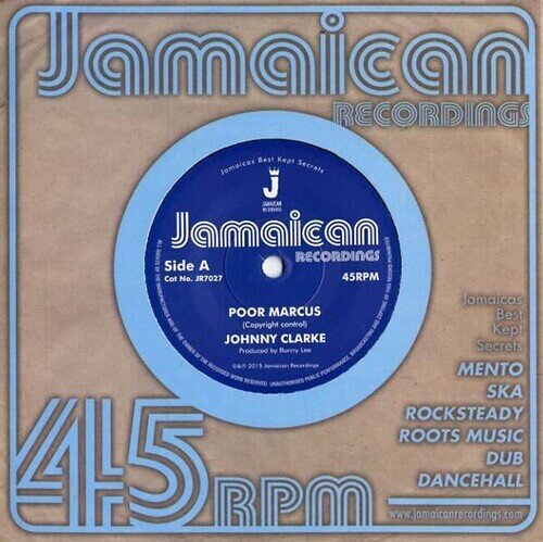 Johnny Clarke - Poor Marcus / Version 7" Single