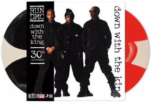 Run DMC - Down With The King 2023 Reissue, Get On Down, 30th Anniversary Edition, Limited Edition, Red/White Vinyl, 2 LPs