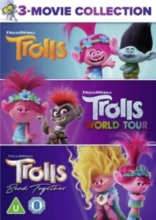 Trolls 1-3 - 3 Movie Collection 3 DVDs