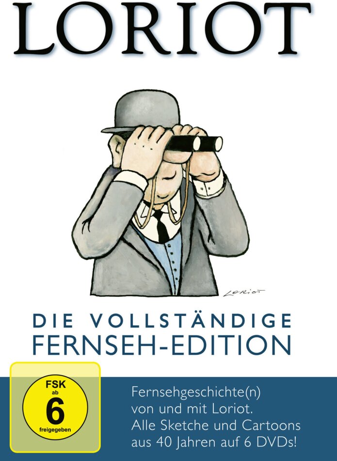 Loriot - Die vollständige Fernseh-Edition New Edition, 6 DVDs