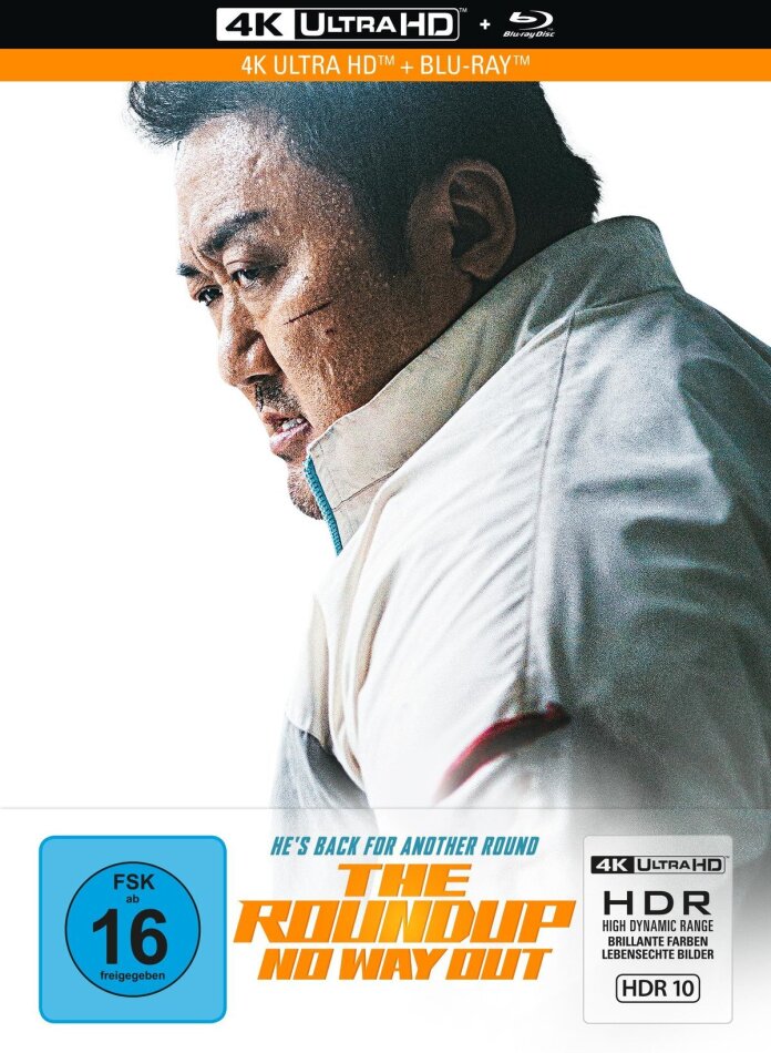 The Roundup - No Way Out (2023) Limited Collector's Edition, Mediabook, 4K Ultra HD + Blu-ray