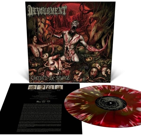 Devourment - Conceived In Sewage 2023 Reissue, Relapse, Green/Red/White Vinyl, LP