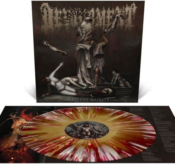 Devourment - Obscene Majesty 2023 Reissue, Relapse, Red/White/Brown/Gold Vinyl, LP