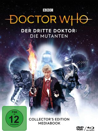 Doctor Who - Der Dritte Doktor: Die Mutanten (BBC, Édition Collector Limitée, Mediabook, Blu-ray + 2 DVD)