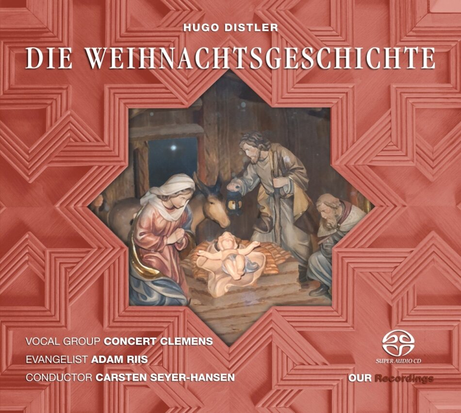 Hugo Distler (1908-1942), Adam Riis & Vocal Group Concert Clemens - Die Weihnachtsgeschichte Hybrid SACD