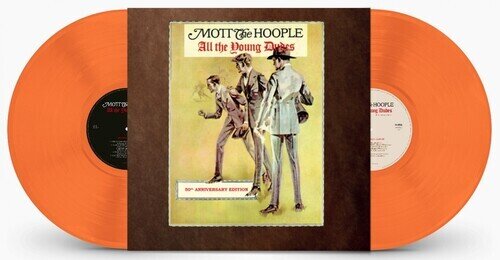 Mott The Hoople - All The Young Dudes 2023 Reissue, Madfish Records UK, Gatefold, 140 gram, 50th Anniversary Edition, Orange Vinyl, 2 LPs