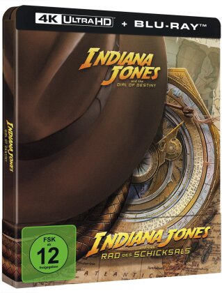 Indiana Jones and the Dial of Destiny - Indiana Jones und das Rad des Schicksals (2023) (Edizione Limitata, Steelbook, 4K Ultra HD + Blu-ray)
