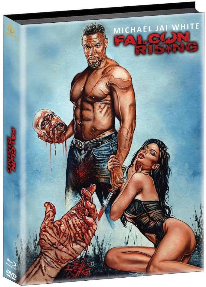 Falcon Rising (2014) Wattiert, Cover A, Édition Limitée, Mediabook, Uncut, Blu-ray + DVD