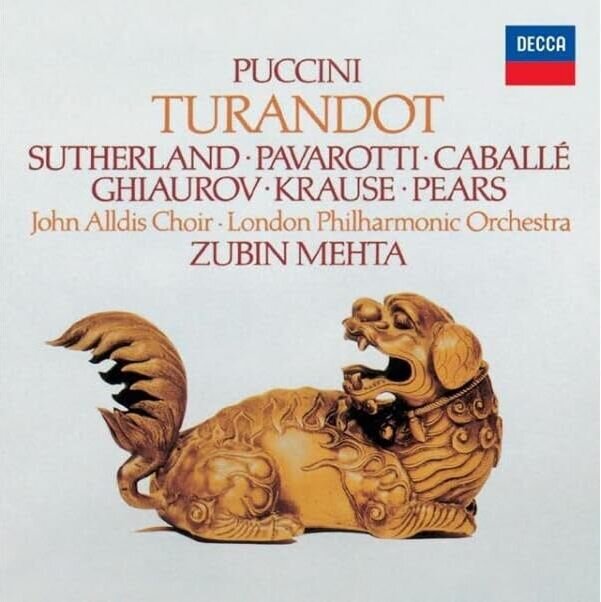 Giacomo Puccini (1858-1924), Zubin Mehta, Dame Joan Sutherland, Luciano Pavarotti & London Philharmonic Orchestra - Turandot 2023 Reissue, Decca, 2 CDs