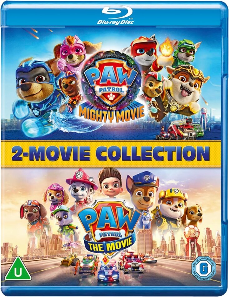 PAW Patrol: The Movie (2021) / PAW Patrol: The Mighty Movie (2023) - 2-Movie Collection 2 Blu-rays