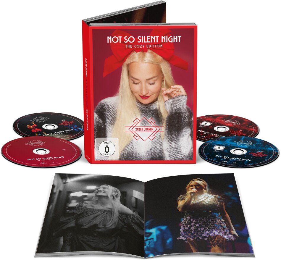 Sarah Connor - Not So Silent Night 2023 Reissue, The Cozy Edition, Limited Edition, 2 CDs + Blu-ray + DVD