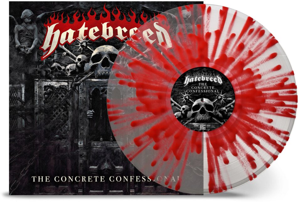 Hatebreed - The Concrete Confessional 2023 Reissue, Nuclear Blast, Limited Edition, Red Splatter Vinyl, LP