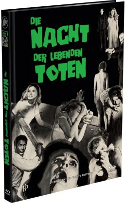 Die Nacht der lebenden Toten (1968) (Cover A1, Edizione Limitata, Mediabook, Uncut, Blu-ray + DVD)